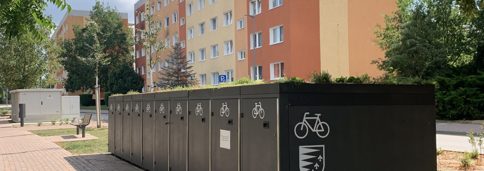 Fahrradladestation & Fahrradboxem, © TDG Rechlin mbH