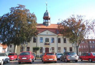 Das Rathaus von Neustadt-Glewe., © Gabriele Skorupski