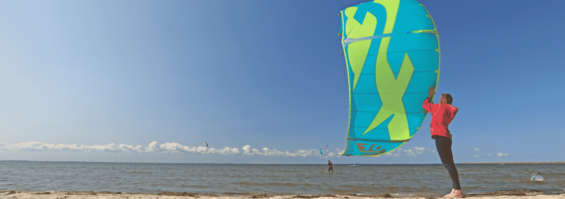 Kitesurfsegel, © TMV/Gohlke