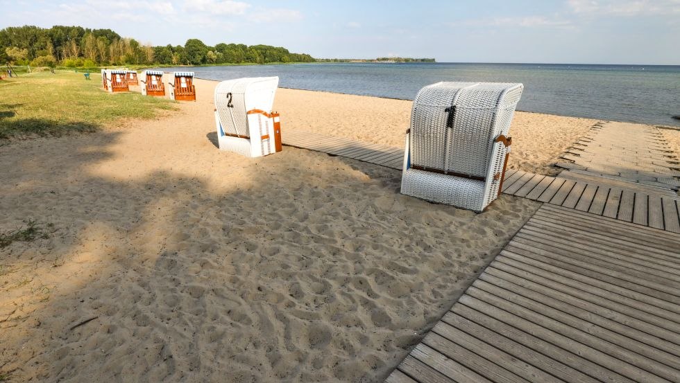 Strandkörbe Surfspot Strand Zierow, © TMV, Danny Gohlke