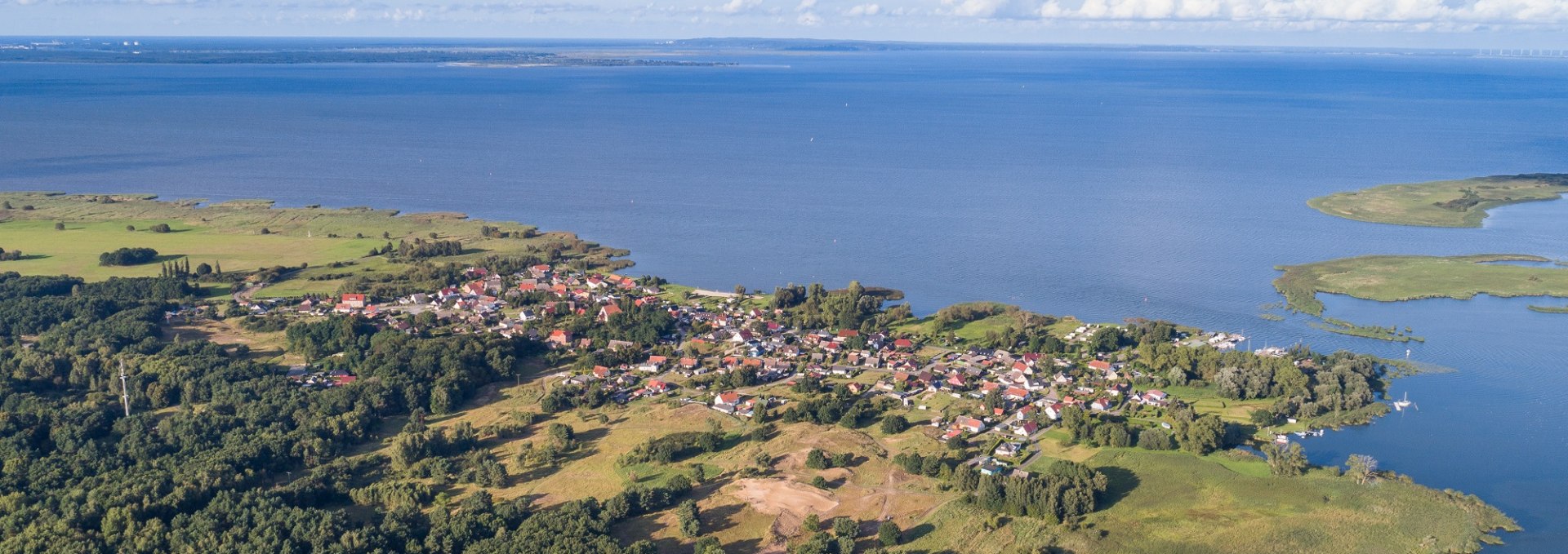 Altwarp von oben, © Resort Stettiner Haff