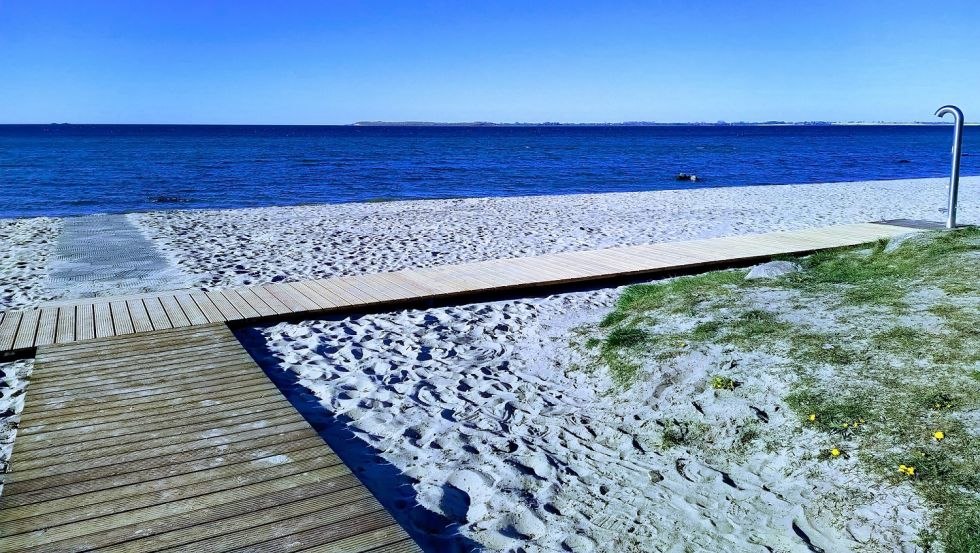 Barrierefreier Strandzugang in Zierow, © S. Stöckmann