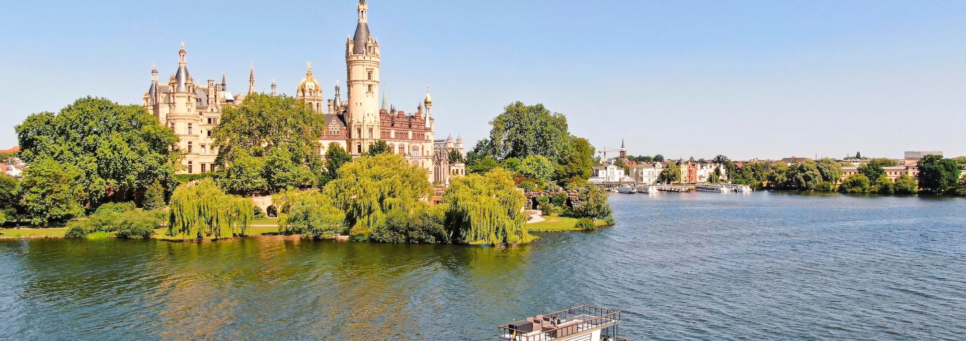 Vindua Hausboote Schwerin, © Sven Sprindt / SCHELFWERK.de