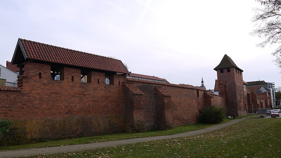 Teile der Stralsunder Stadtbefestigung wurden rekonstruiert oder originalgetreu nachgebildet, © Sven Fischer