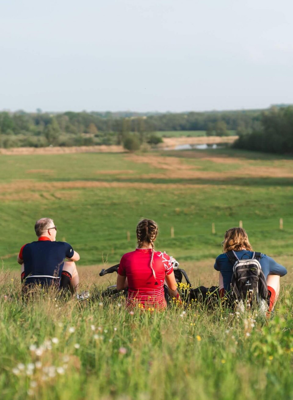 Freunde unter sich: Traumhafte Aussichten auf der Tour mit den Gravelbikes