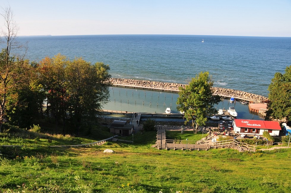 Hafen von Lohme von oben, © Tourismuszentrale Rügen