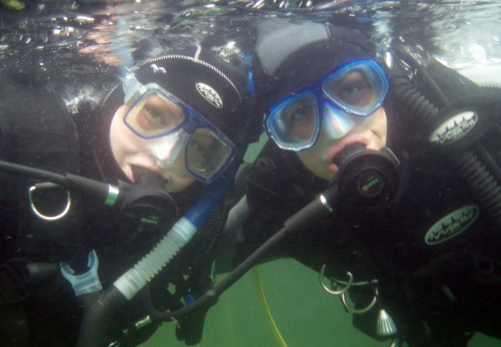 Ein Hallo aus der Unterwasserwelt, © Tauchcenter Feldberg