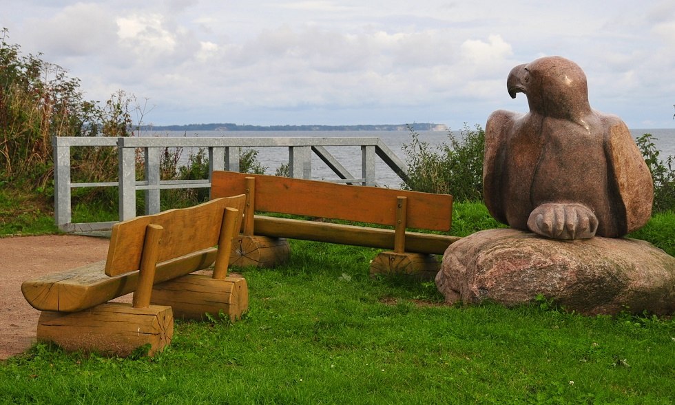 Kurpark Glowe mit Rundweg und Skulpturen, © Tourismuszentrale Rügen