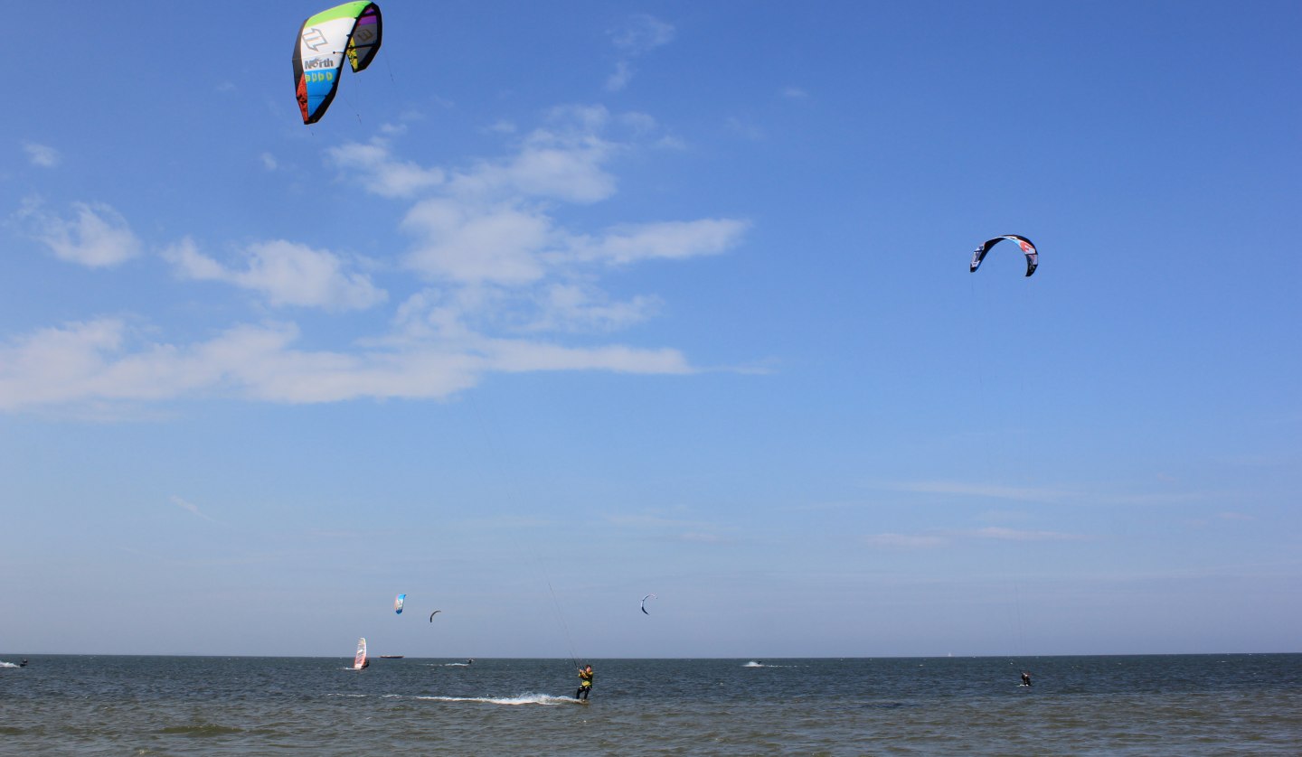 Surf- und Kitespot Gahlkow am Greifswalder Bodden, © Tourismusverband Vorpommern e.V./ Nicole Spittel