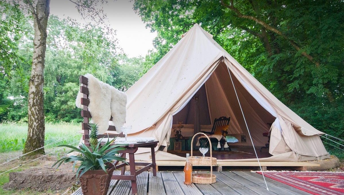 Glamping im Park vom Gutshaus Scharpzow, © Nina Hollensteiner