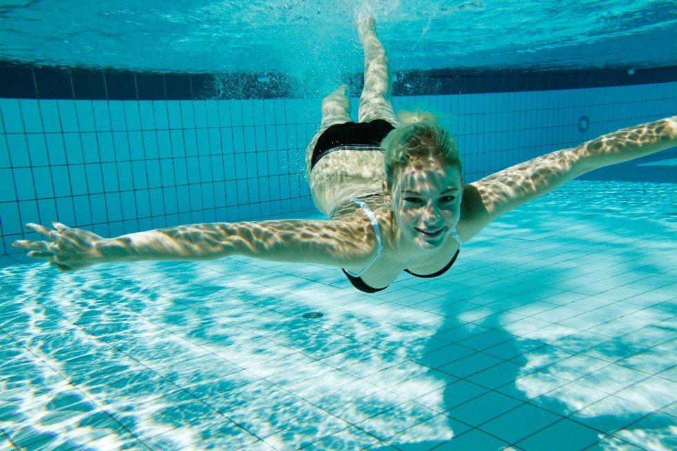 Abtauchen im Freizeitbad Greifswald, © Felix Pörtner / © Freizeitbad Greifswald