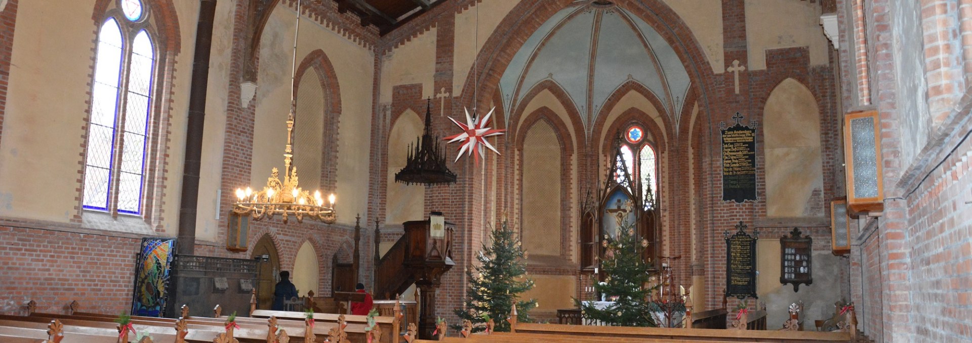 Die Kirche in Banzkow Innenansicht, © Foto: Karl-Georg Haustein