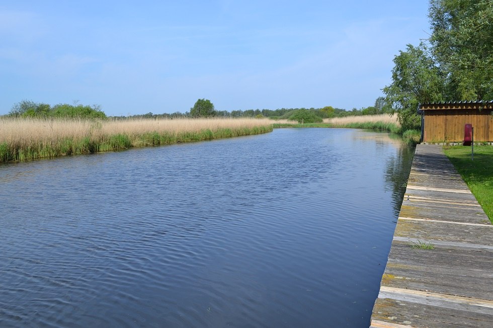 Bootssteg und Bootshaus des Anglerverbandes, © Lutz Werner