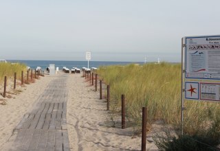 Barrierefreier Strandaufgang 6 in Warnemünde, © TZRW