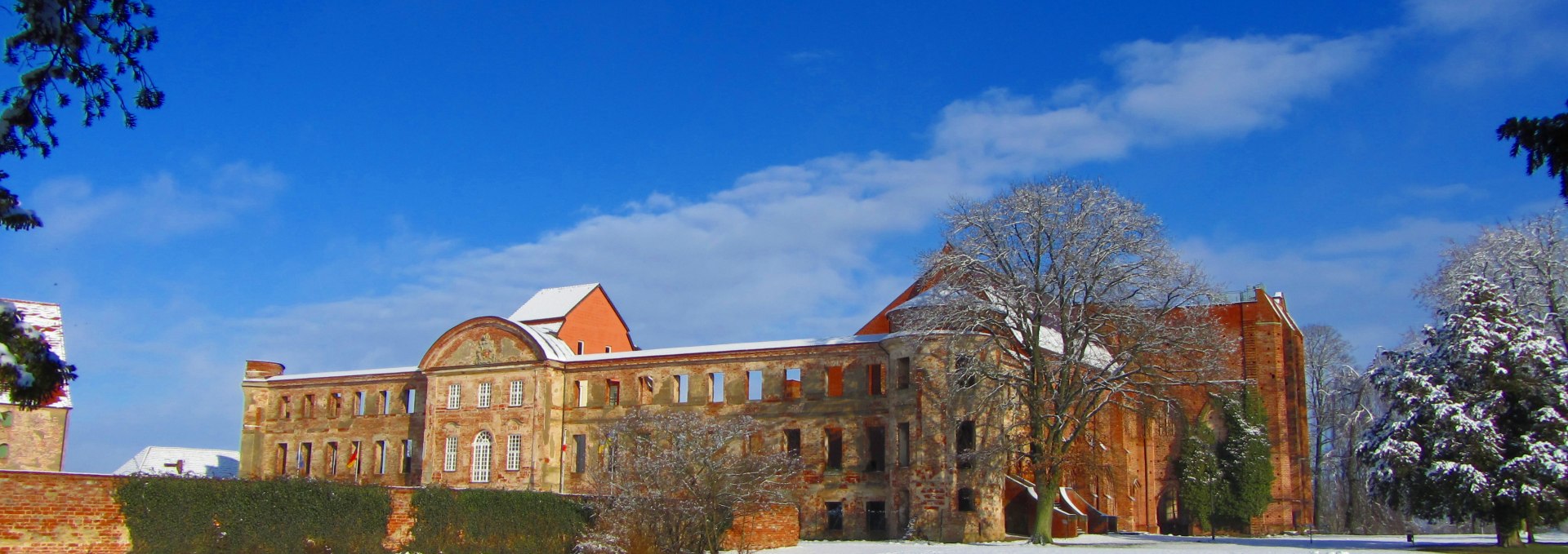 Winter im Schlosspark Dargun, © Stadt Dargun