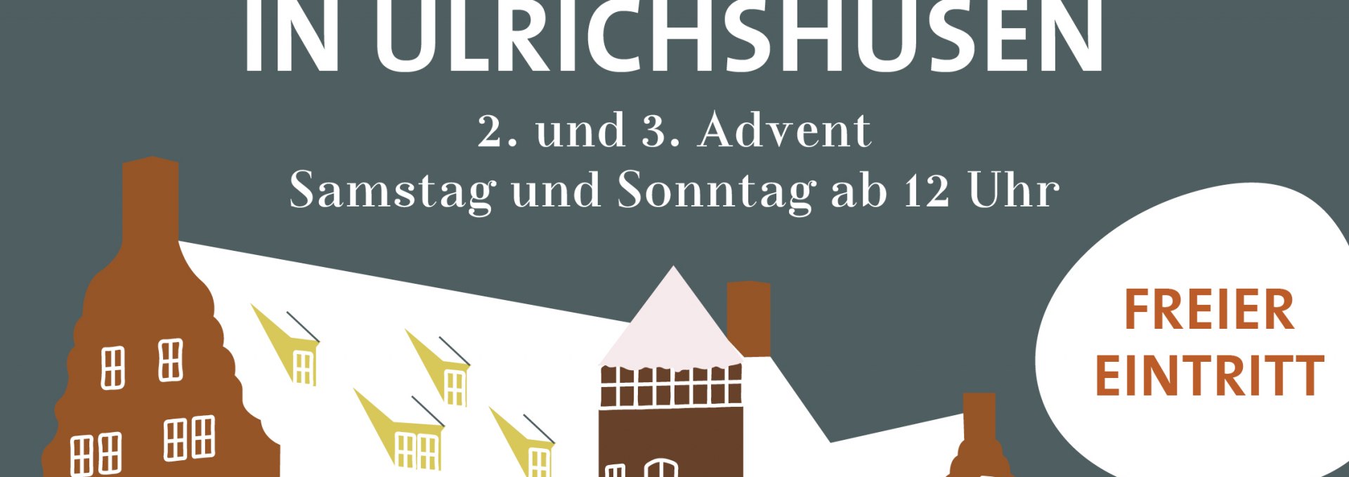 Weihnachtsmarkt in Ulrichshusen, © Schloss Ulrichshusen