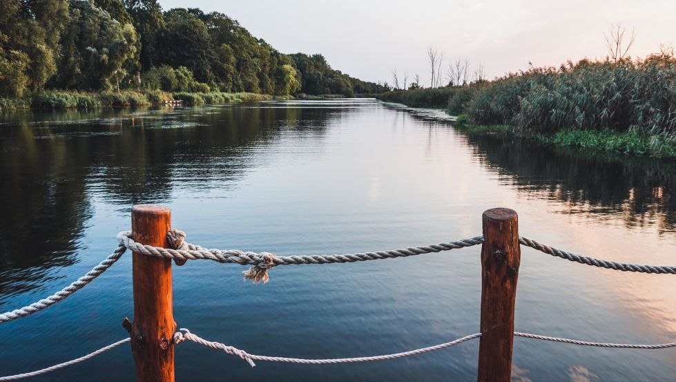 Die Ruhe der Natur an der Reling des Floßes genießen, © TMV/WorldonaBudget