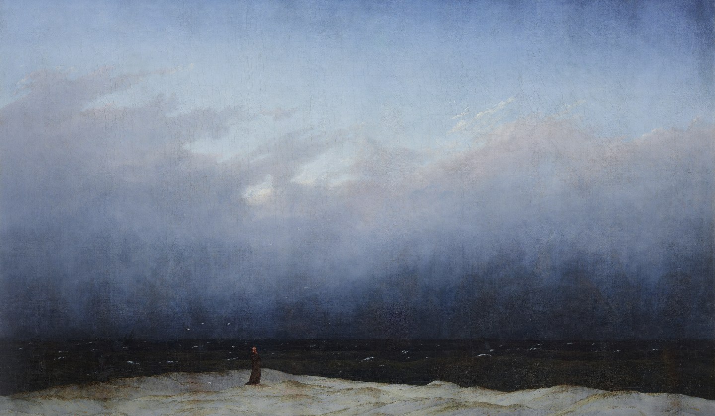 "Der Mönch am Meer" von Caspar David Friedrich, © Fotograf: Andres Kilger