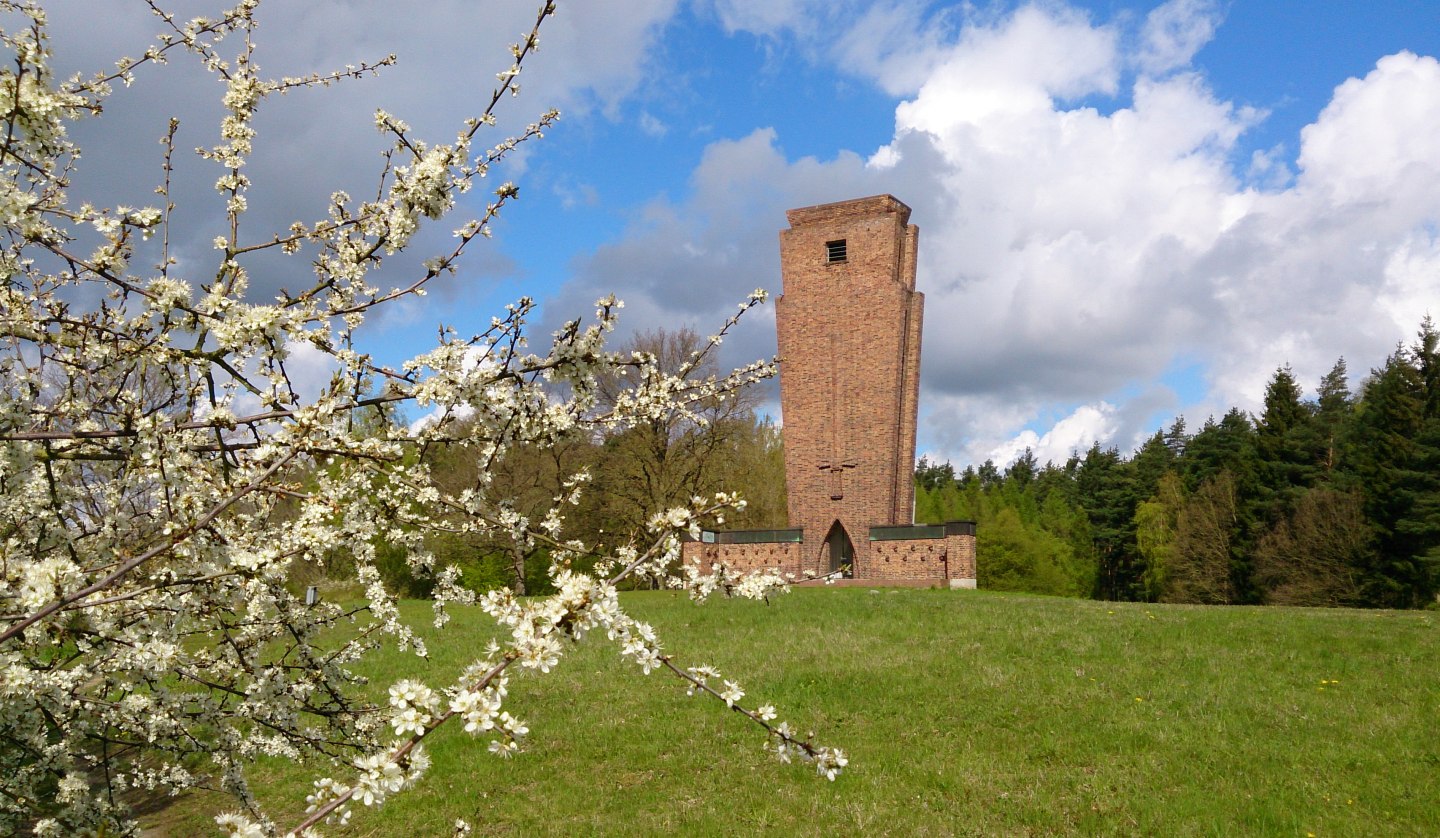 Ehrenmal Teterow im Frühling, © Jana Koch