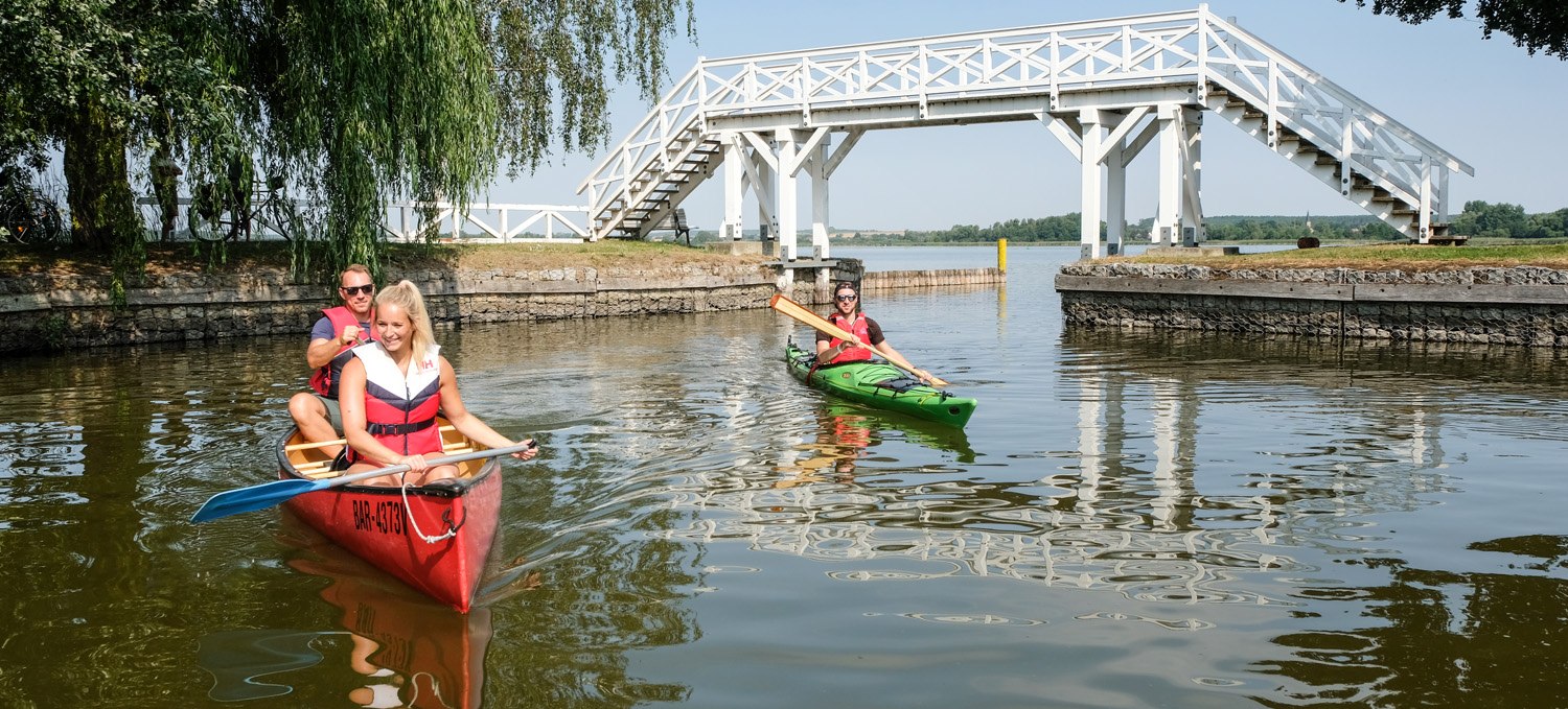 Weiße Brücke Zierker See, © Stadt Neustrelitz