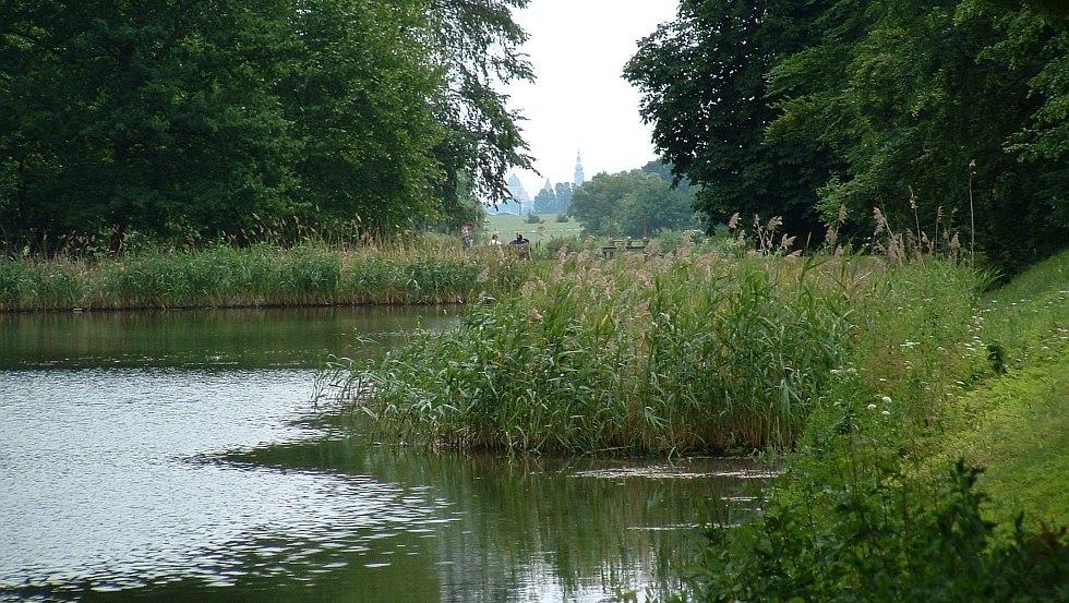 Sichtachse vom Park aus nach Greifswald (C. D. Friedrich-Blick), © Barockschloß zu Griebenow e.V.