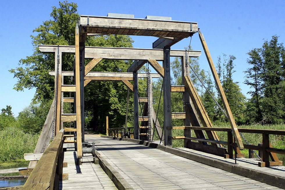 Holzklappbrücke, © Sabrina Wittkopf-Schade