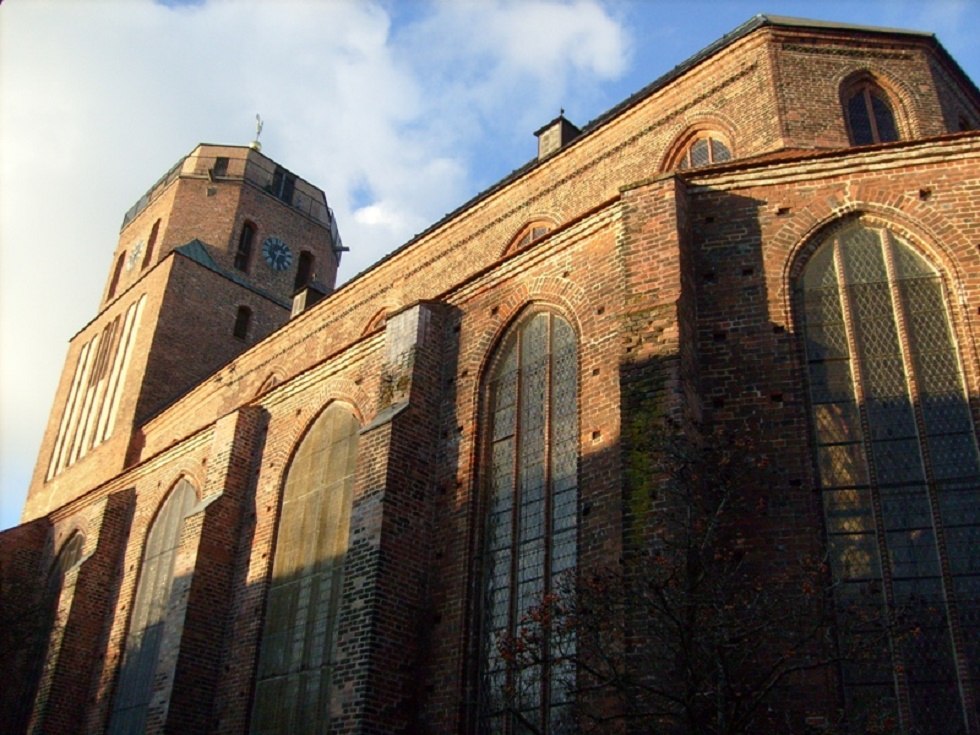 Kirchenschiff der St. Petri Kirche in Wolgast, © Hallfarth