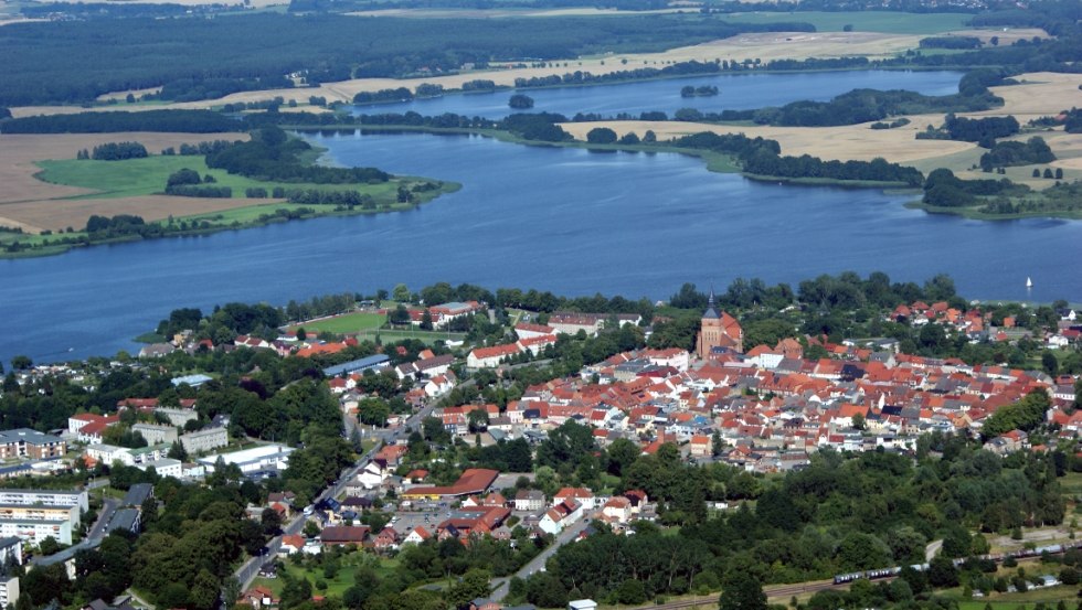 Luftbild Sternberg am See, © Stadtinformation Sternberg