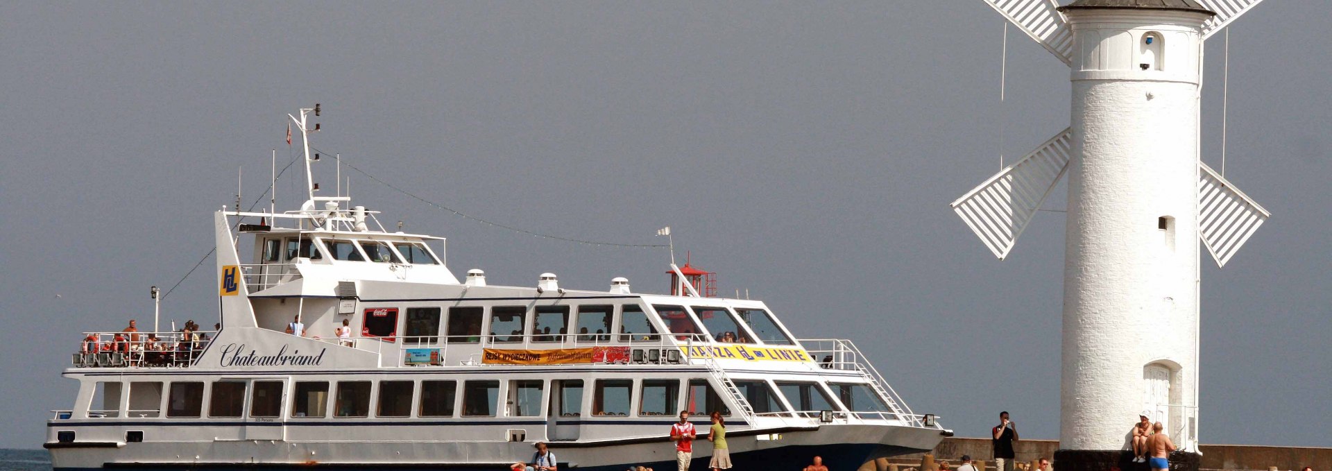 Fahrgastschiff Chataubrinand bei der Hafenrundfahrt, © Hanza Kime sp.zo.o.