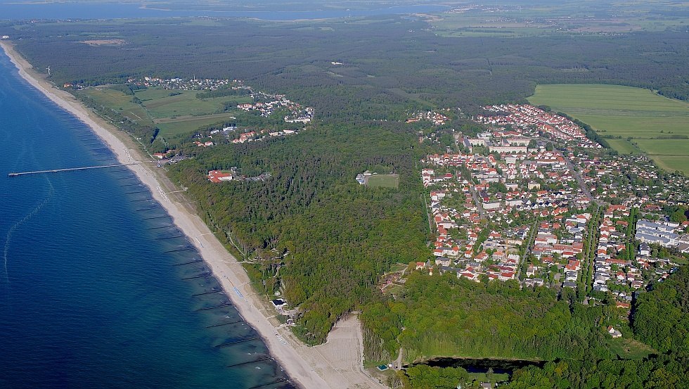 Luftbildaufnahme von Graal-Müritz, © Tourismus- und Kur GmbH