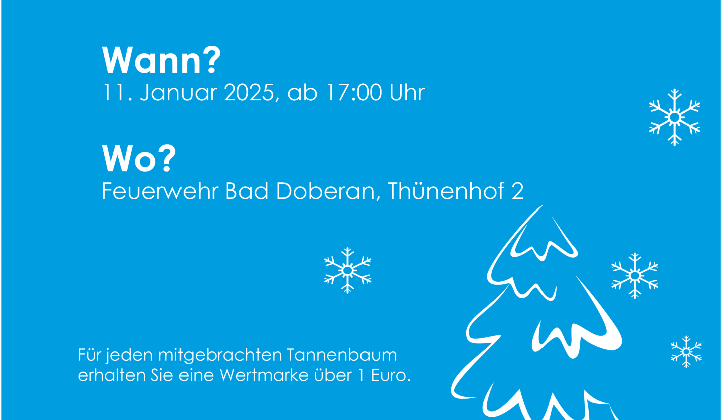 Flyer 11. Tannenbaumverbennen, © BKR