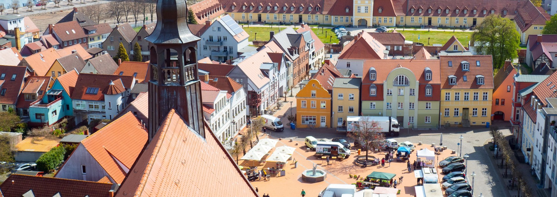 Blick vom Barther Kirchturm, © Arndt Gläser