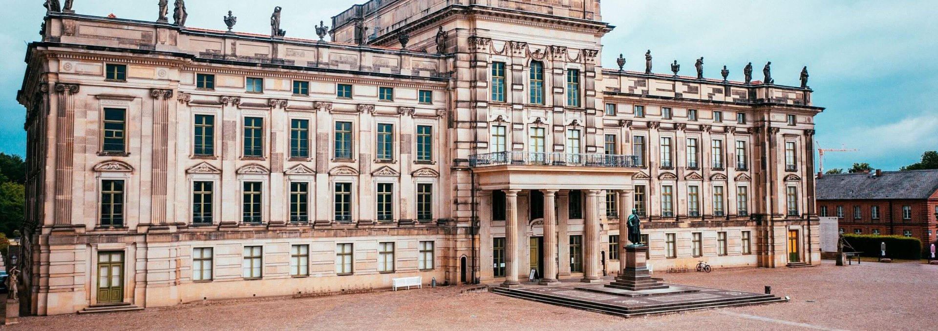 Luftbild vom Schloss Ludwigslust, © TMV/Friedrich