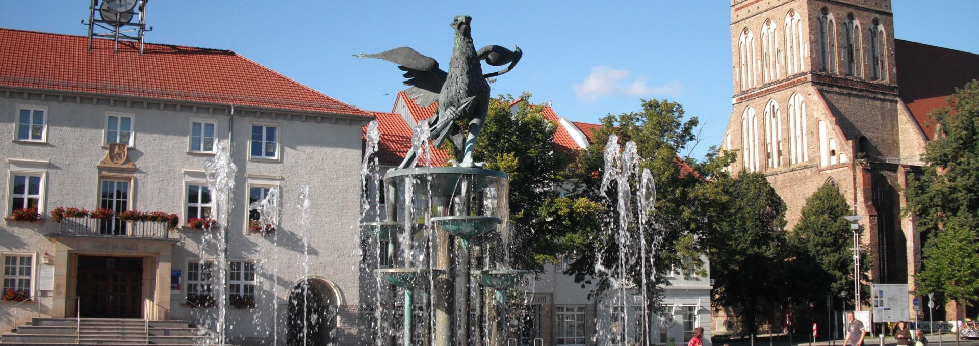 Marktplatz in Anklam, © Tourismusverband Vorpommern e.V.