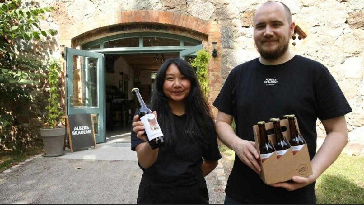 Huong und Hannes von Albers Brauerei, © Albers Brauerei