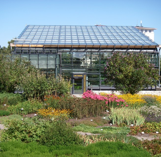 Gewächshaus im Botanischen Garten, © Joachim Kloock