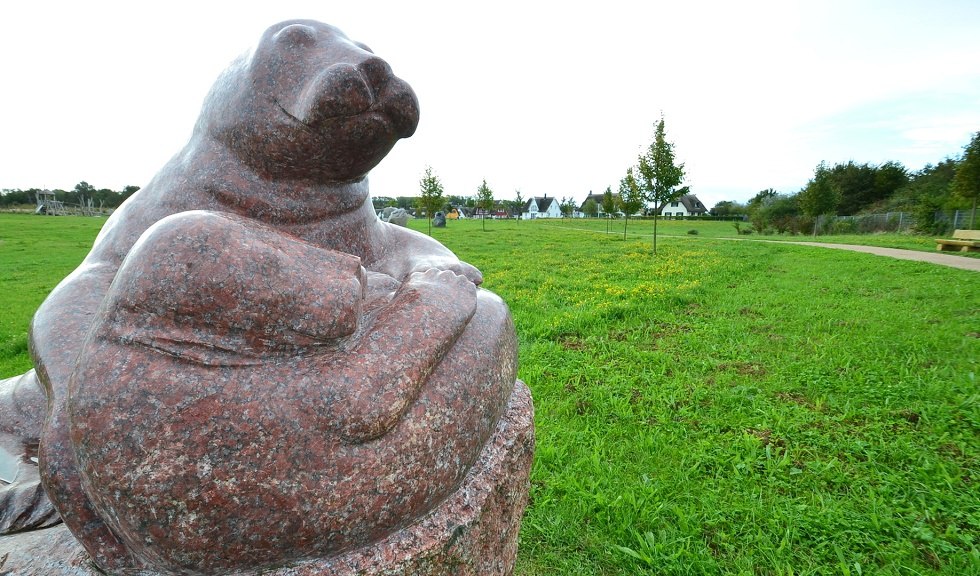 Kurpark Glowe mit Rundweg und Skulpturen, © Tourismuszentrale Rügen