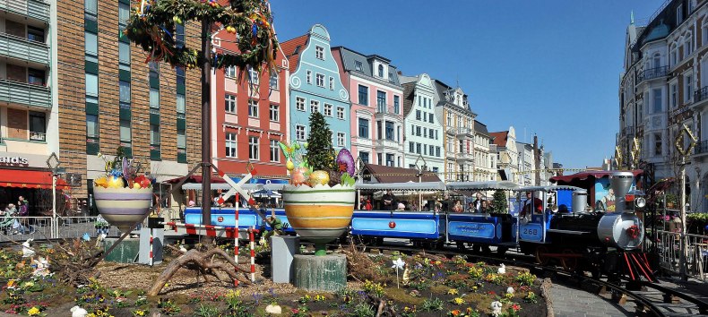 Ostermarkt im Rostocker Stadtzentrum, © Joachim Kloock