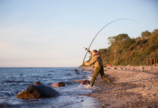 Die Küste zwischen Boltenhagen und Graal-Müritz ist ein echter Geheimtipp für Meeresangler, © TMV/Läufer