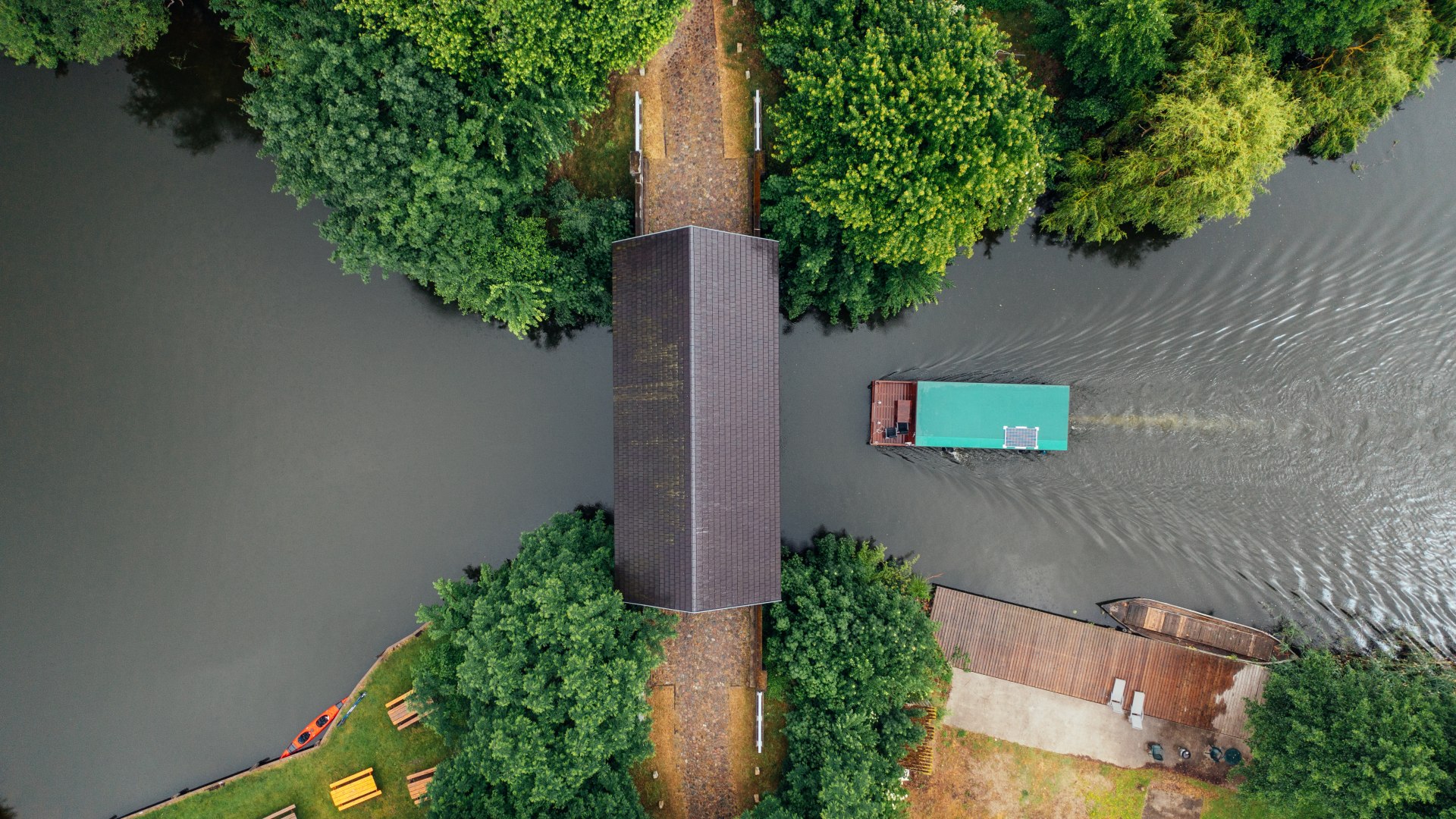 Die Ahrensberger Hausbrücke – die einzig erhaltene Hausbrücke Norddeutschlands., © TMV/Gänsicke