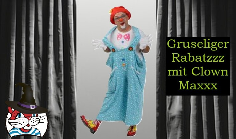 3. Usedomer Spukfestival: Gruseliger Rabatzzz mit Clown Maxxx, © clown.jpg