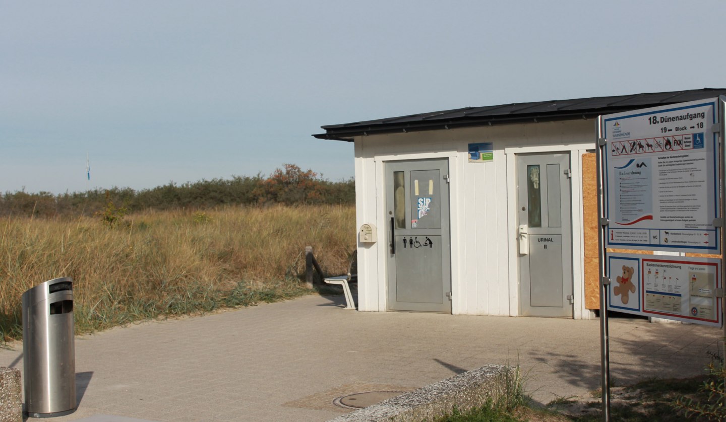 Barrierefreier Strandaufgang 18 inkl. Toilettenanlage in Warnemünde, © TZRW