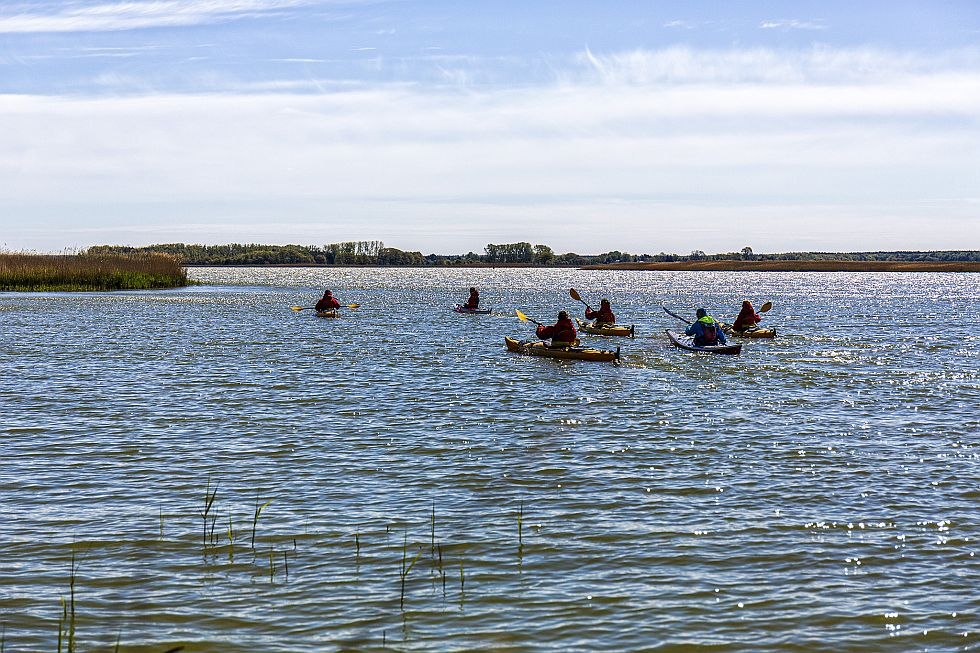 Kajak fahren auf dem Saaler Booden, © Tourismusverband FDZ/voigt & Kranz UG