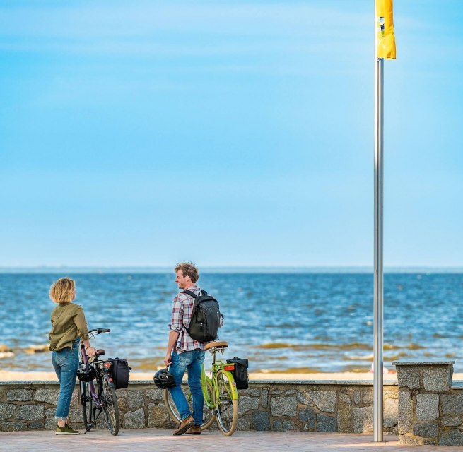 Am Strand von Ückermünde die Blicke schweifen lassen, © TMV/Tiemann