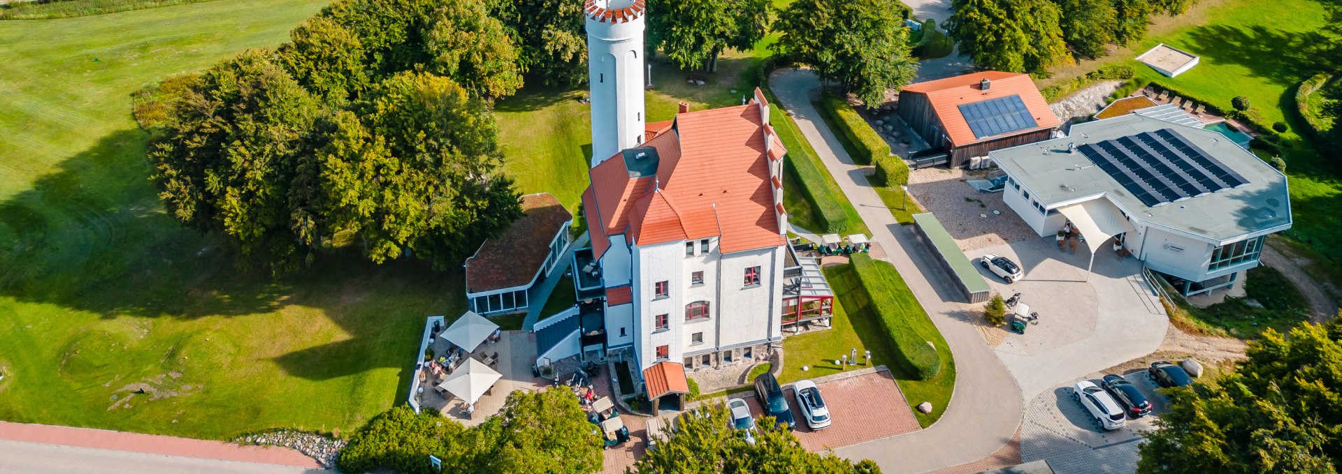 Luftaufnahme Areal Schloss Ranzow, © Schloss Ranzow / FotoArt Mirko Boy