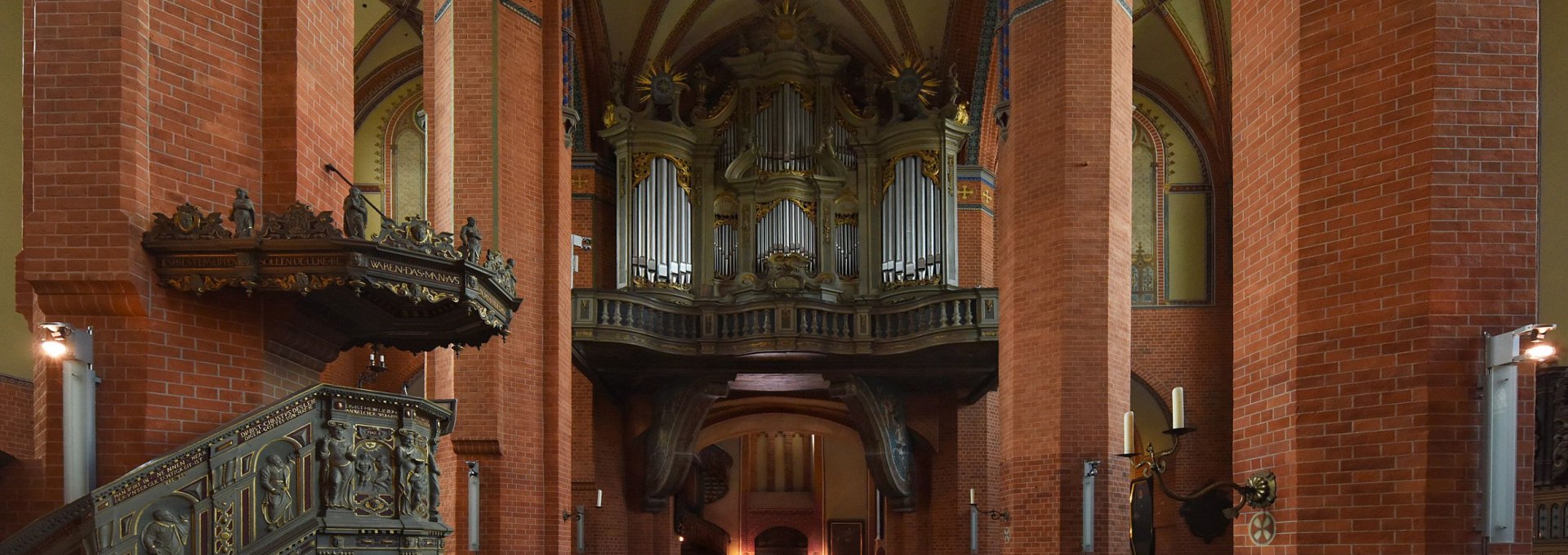 Innenansicht der Pfarrkirche St. Marien, © Helga Möbius