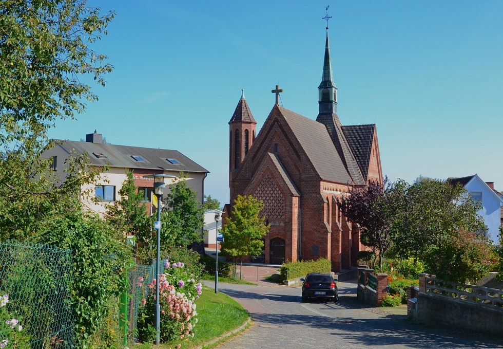 Katholische Kirche St. Bonifazius in Bergen, © Tourismuszentrale Rügen