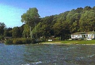 Ansicht des Campingplatzes, direkt gelegen am Goldberger See, © Campingplatz am Goldberger See/ Fam. Dethloff