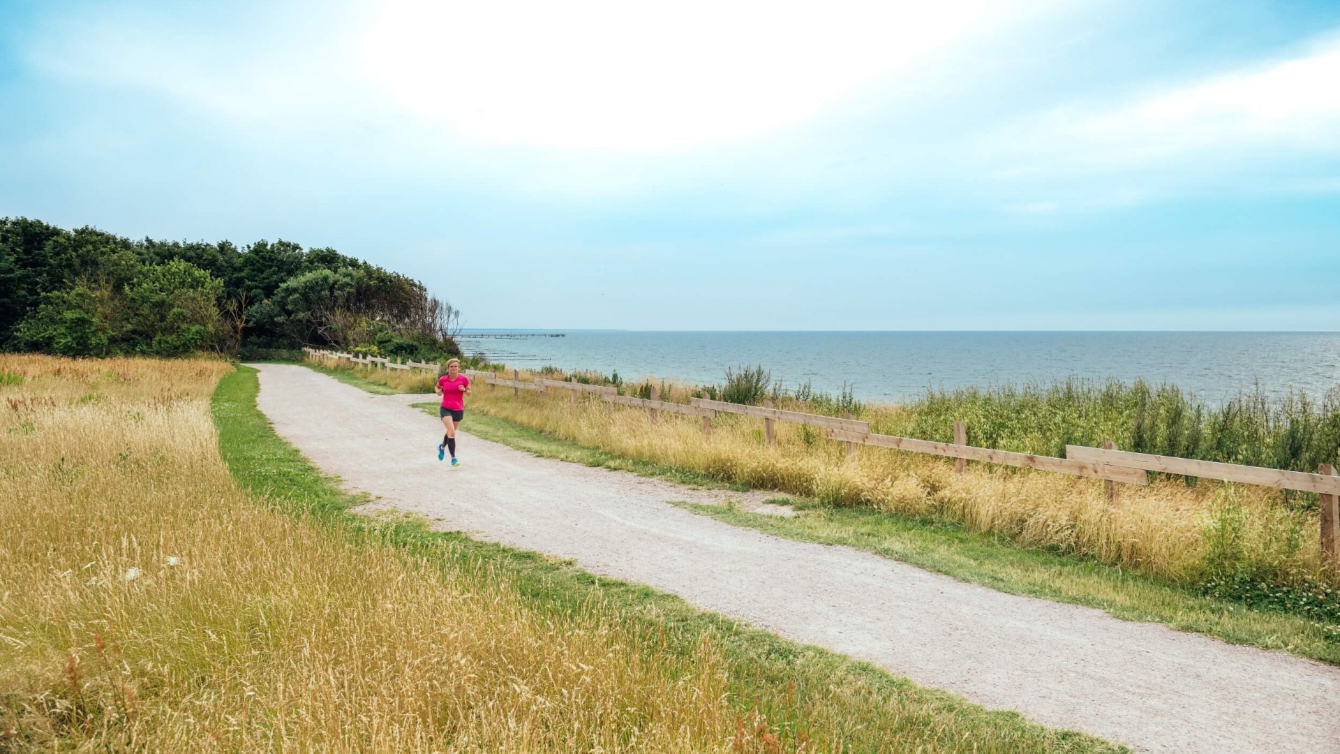 Joggen in der Natur ist Annes Lebenselixier., © TMV/Tiemann