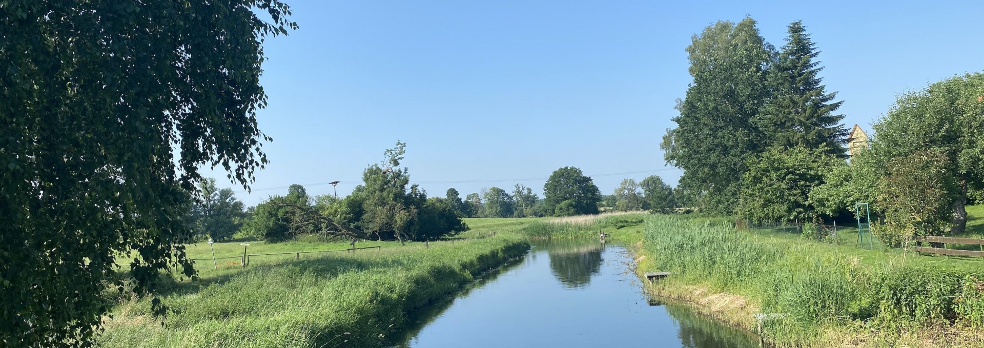 Blick über die Warnow in Alt Necheln, © Gutshaus Alt Necheln